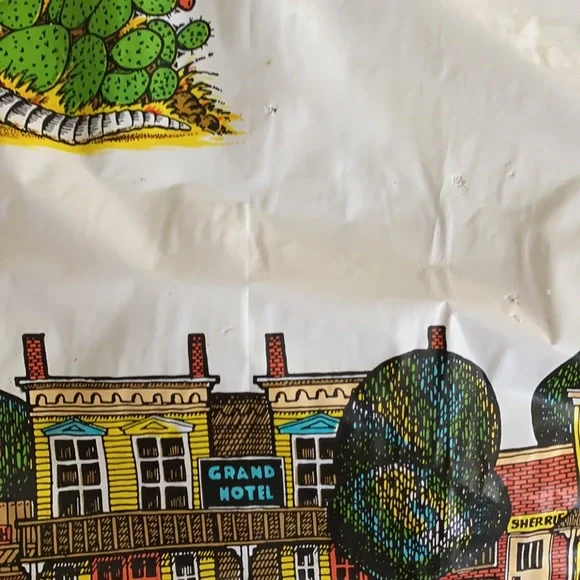 Western Cowboy boot tablecloth - Picture 8 of 13